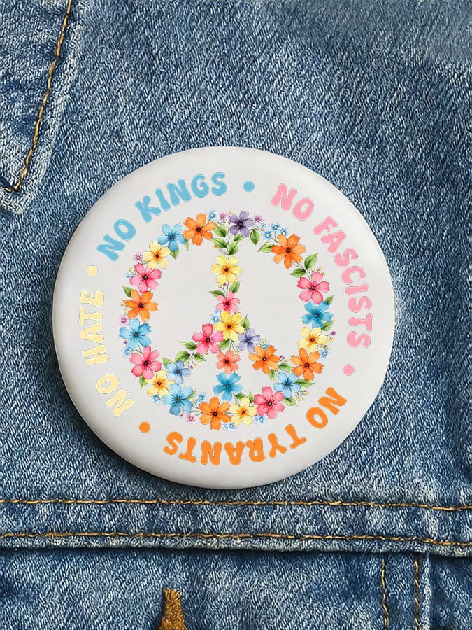 Unisex Rejecting Kings Since 1776 Button