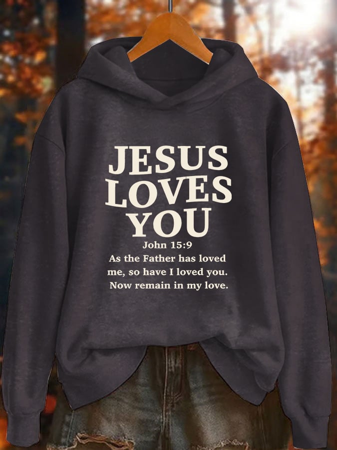 Women's Faith Print Hoodie
