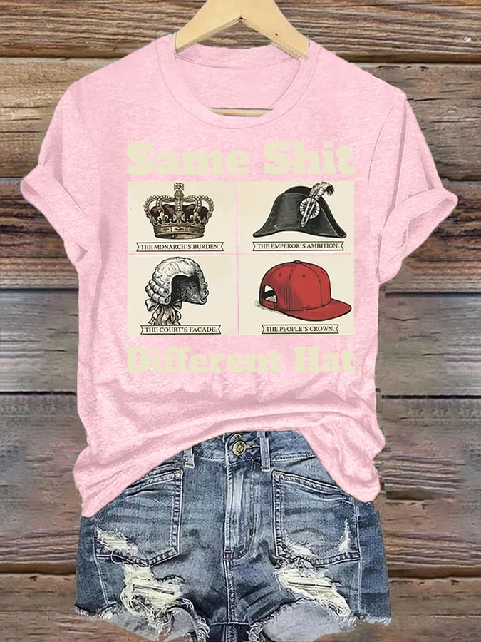 Women's Same Shit Different Hat FDT Print T-Shirt