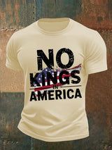 🔥Buy 3 Get 15% Off🔥Men's no kings in America print  T-Shirt