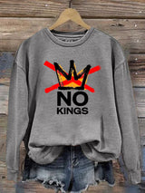 🔥Buy 3 Get 15% Off🔥Women's  America has No Kings Printed Casual Sweatshirt