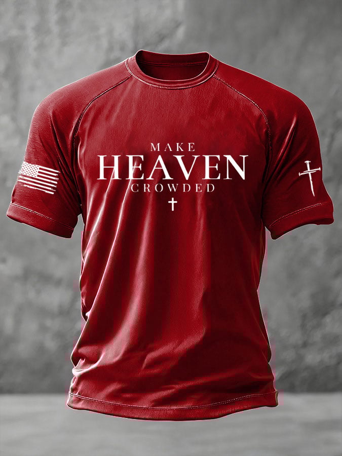 Men's Faith Print Casual T-Shirt