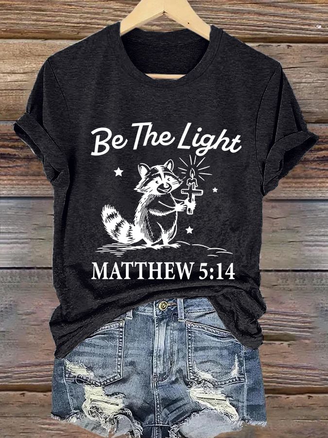 Be The Light Christian Christmas T-Shirt
