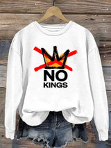 🔥Buy 3 Get 15% Off🔥Women's  America has No Kings Printed Casual Sweatshirt
