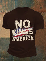 🔥Buy 3 Get 15% Off🔥Men's no kings in America print  T-Shirt