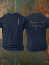 Men's  Philippians 4:13- Golden Rule Collection  T-shirt