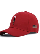 🔥Buy 3 Get 15% Off🔥Unisex Flag Cross Print Baseball Cap
