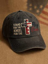 🔥Buy 3 Get 15% Off🔥Unisex “STAND FOR THE Flag KNEEL FOR THE Cross” hat