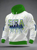 Men's Football Print Sweatshirt