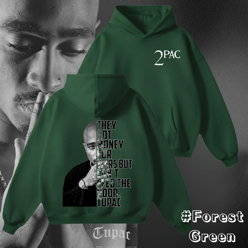 🔥Buy 3 Get 15% Off🔥Unisex 2Pac Rapper Hoodie