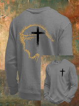 Men's Football Waffle Long Sleeve T-Shirt