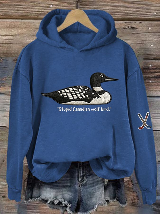 Women's Hockey Romance Print Casual Sweatshirt