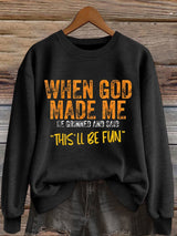 Women'S Casual Faith Sweatshirt