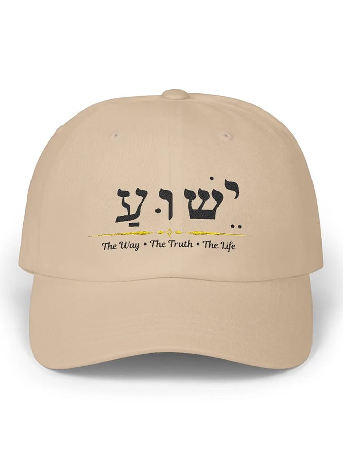 Unisex Vintage Faith The Way The Truth The Life Printed Hat