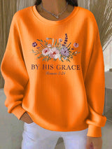 Women's By His Grace Print Sweatshirt