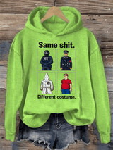 🔥Buy 3 Get 15% Off🔥Women's  Same shit Different costume  Print  Hoodie
