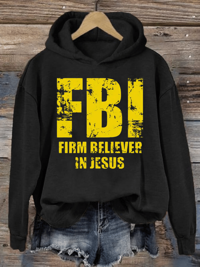 Women's  Firm Believer In Jesus Hoodie