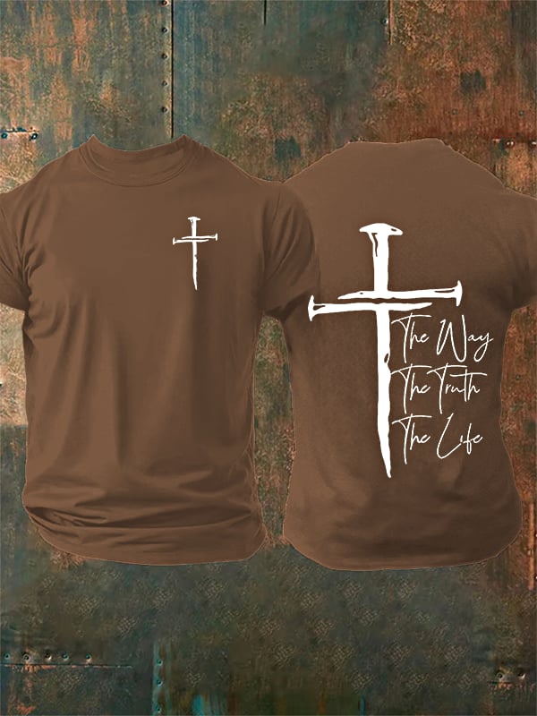 Men's The Way The Truth The Life Print T-Shirt