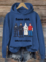 🔥Buy 3 Get 15% Off🔥Women's  Same shit Different costume  Print  Hoodie