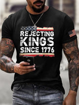 🔥Buy 3 Get 15% Off🔥Men's No Kings In America Printed Casual T-shirt
