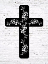 Women's Faith Vintage Handmade Double Layered Alloy Wooden Cross Necklace