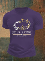 Men's  Jesus Is King Christian  T-Shirt