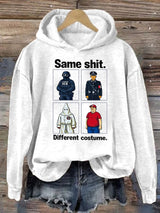 🔥Buy 3 Get 15% Off🔥Women's  Same shit Different costume  Print  Hoodie