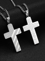 Cross Flag Alloy Necklace