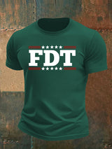 🔥Buy 3 Get 15% Off🔥Men's  FDT Print  T-Shirt