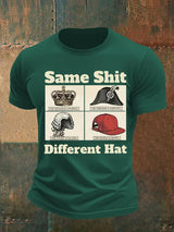 Men's Same Shit Different Hat FDT Print  T-Shirt