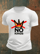 🔥Buy 3 Get 15% Off🔥Men's no kings in America print  T-Shirt