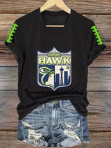 Women's Football Printed T-Shirt