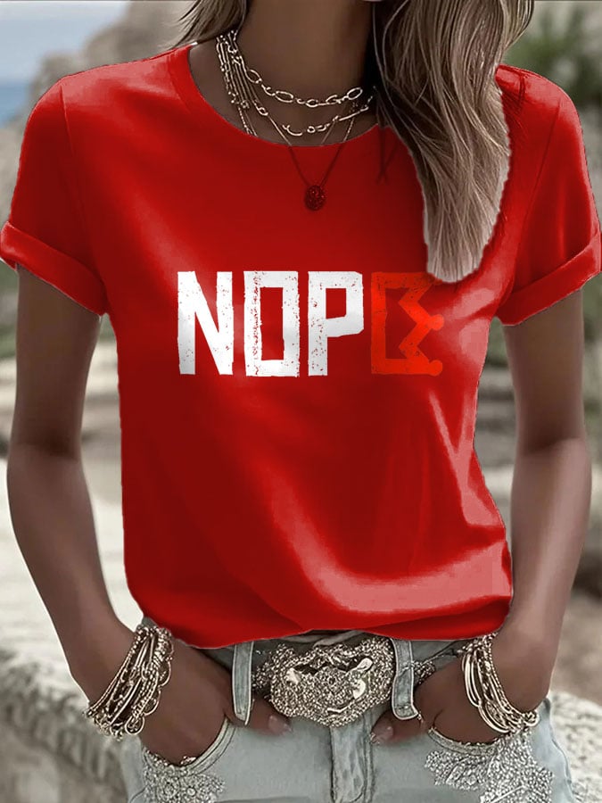 🔥Buy 3 Get 15% Off🔥Women's FDT NO KINGS Printed Casual T-shirt