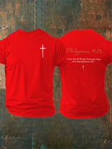 Men's  Philippians 4:13- Golden Rule Collection  T-shirt