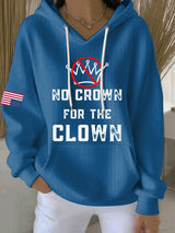 🔥Buy 3 Get 15% Off🔥Women's No Crown For The Clown Print Casual Sweatshirt