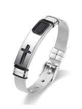 (Unisex) Religious Cross Adjustable Bracelet Popular Fashion Couple Bracelet Jewelry