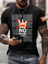 🔥Buy 3 Get 15% Off🔥Men's No Kings Day March 28 2026 Print T-Shirt