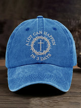 🔥Hot Sale Picks 🔥Unisex A Lot Can Happen In 3 Days Print Baseball Cap