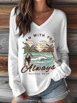 Women'S Casual Faith Long Sleeve T-Shirt