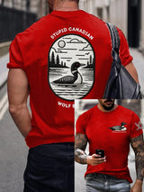 Men's Hockey Romance Print T-Shirt