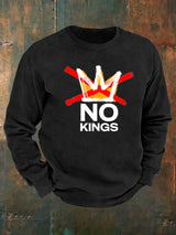 🔥Buy 3 Get 15% Off🔥Men's  America has No Kings Printed Casual  Sweatshirt