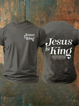Men's  Jesus Is King Christian  T-Shirt