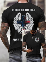 Men'S Casual Faith Print T-Shirt