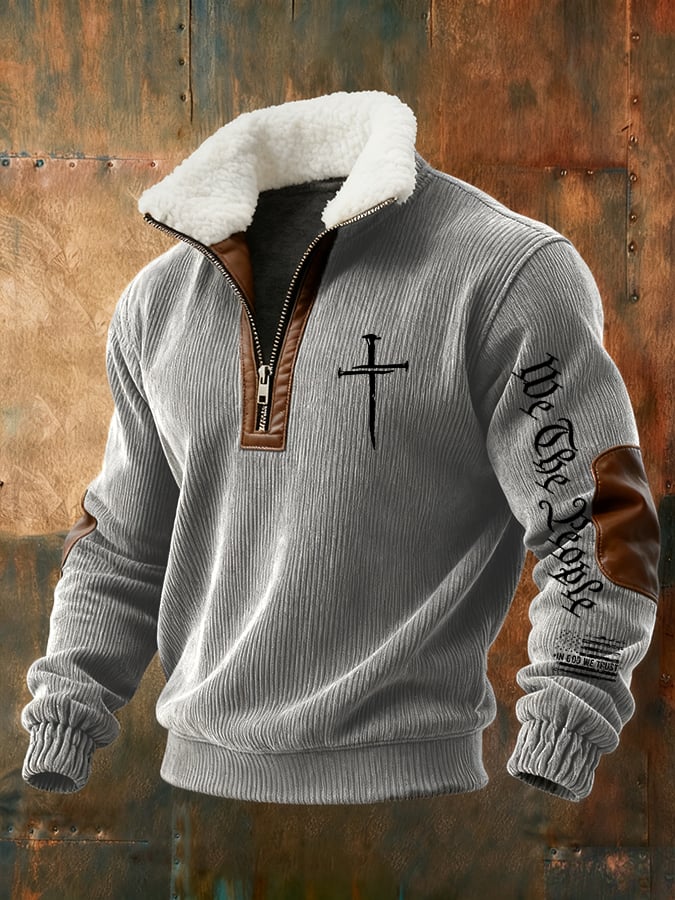 Men's Faith Textured Sweatshirt