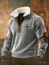 Men's Faith Textured Sweatshirt