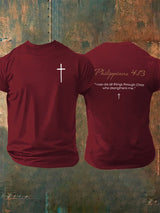 Men's  Philippians 4:13- Golden Rule Collection  T-shirt