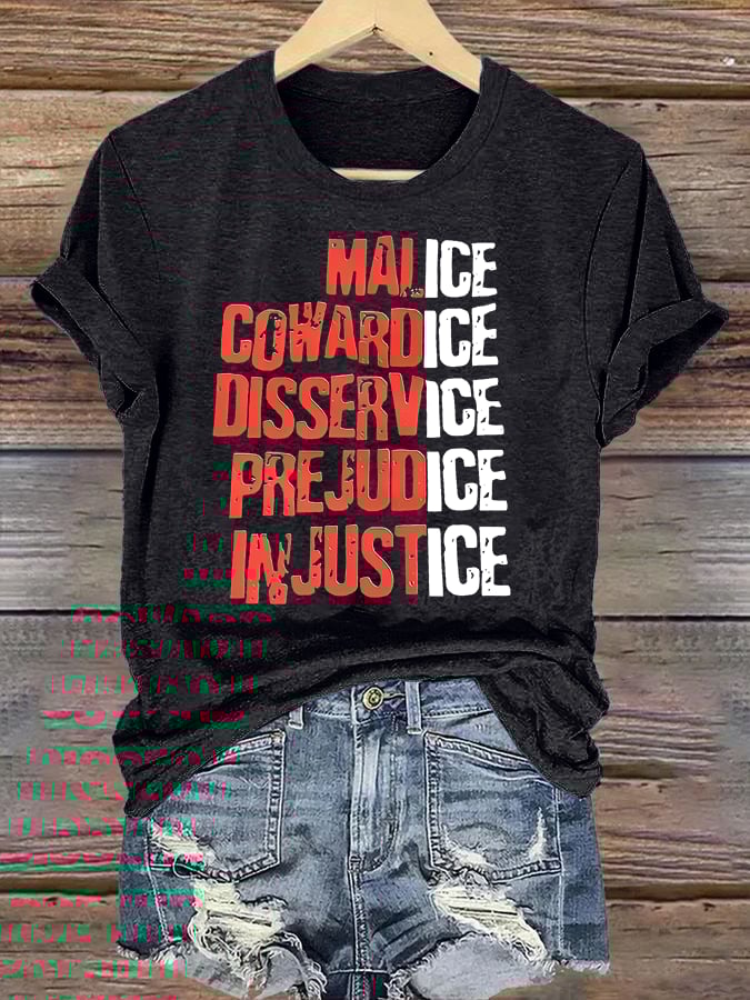 Women's  Justice For Her  T-Shirt