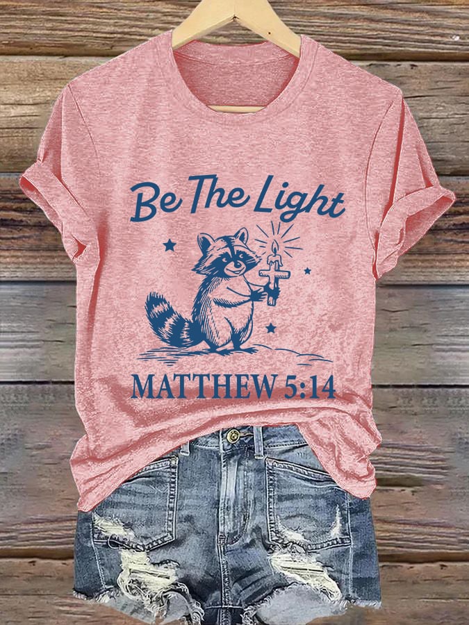 Be The Light Christian Christmas T-Shirt