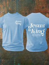 Men's  Jesus Is King Christian  T-Shirt