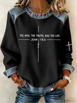 Women's The Way the Truth The Life Print Sweatshirt